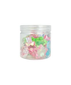 Stars Plastic Gems 1.8cm 20pc
