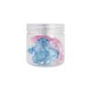 Blue & Pink Large Heart Plastic Gems 4cm 4pc