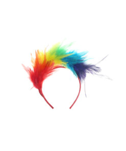 Rainbow Feather Headband