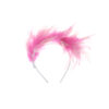 Light Pink & White Feather Headband