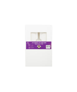 Alternative view of White Cake Box With Window 10in 2pk