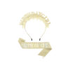 Gold Birthday Girl Set 2pk