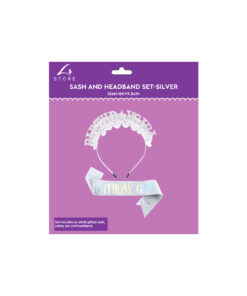 Alternative view of Silver Birthday Girl Set 2pk
