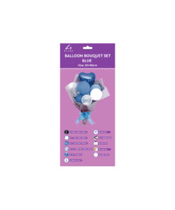 Alternative view of Blue Balloon Bouquet Set 30x50cm