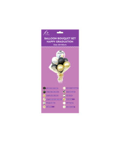 Alternative view of Happy Graduation Balloon Bouquet Set 30x50cm
