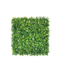 Small White Flowers Artificial Leaf Mat 50cm