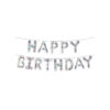 Rainbow Confetti Happy Birthday Balloon Banner 16in
