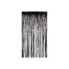 Black Wavy Foil Curtain 1x2m