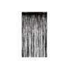 Black Wavy Foil Curtain 1x2m