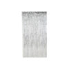Silver Wavy Foil Curtain 1x2m