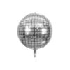 Silver Mirror Ball Foil Balloon 22in