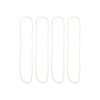 Pearl White Bead Necklaces 84cm 4pk