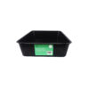 Black Plastic Storage Tray 8l