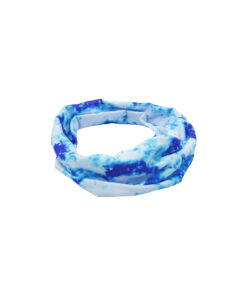 Blue Tie Dye Fabric Headband