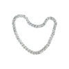 Silver Plastic Chain Necklace