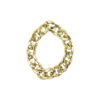 Gold Plastic Chain Bracelet