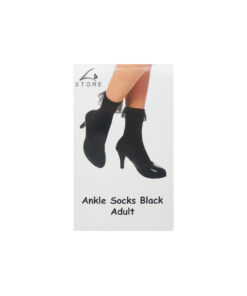 Black Lace Trim Ankle Socks