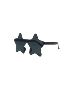 Alternative view of Black Solid Color Party Star Glasses