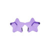 Purple Solid Color Party Star Glasses