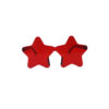 Red Solid Color Party Star Glasses