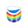 Rainbow Transparent Plastic Visor