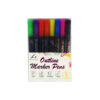 Outline Marker Pens 1x13.2cm 8 Colors