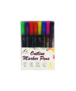 Outline Marker Pens 1x13.2cm 8 Colors