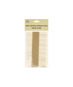 Natural Wood Popsicle Sticks 6.5cm 100pk