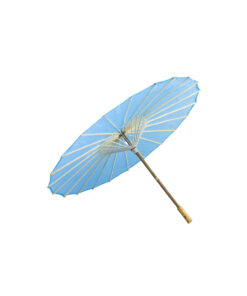 Light Blue Large Fabric Parasol 40cm