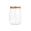 Glass Storage Jar With Copper Lid 980ml 11x11x15.6mm