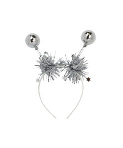 Silver Disco Ball Headband