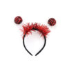 Red & Black Striped Ladybug Headband