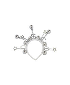 Deluxe Silver Disco Ball Headband