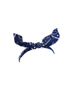 Dark Blue Bandana Headband