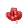 Red Metallic Cowboy Hat