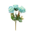 Blue Rose Bunch 41cm