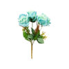 Blue Rose Bunch 41cm
