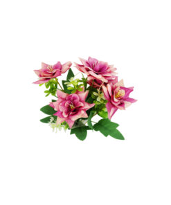 Alternative view of Hot Pink Rose 5 Head 28cm