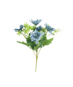 Blue Rose 5 Head 28cm