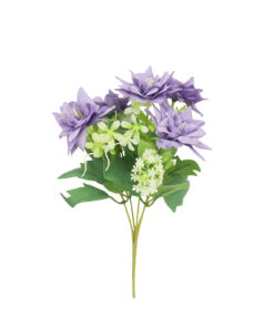 Purple Rose 5 Head 28cm