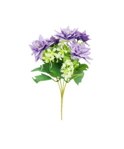 Purple Rose 5 Head 28cm
