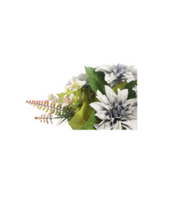 Alternative view of Silver Dahlia 9 Head 43cm