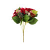 Red Dahlia 9 Head 43cm