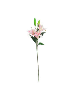Alternative view of Light Pink Big Lily 3 Head 82cm