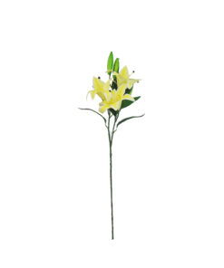 Alternative view of Yellow Big Lily 3 Head 82cm