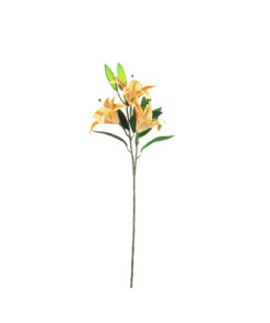 Alternative view of Orange Big Lily 3 Head 82cm