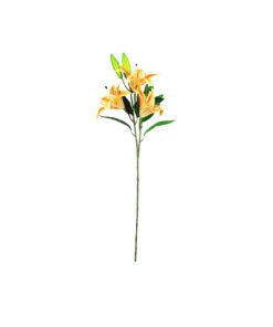 Orange Lily Stem 82cm