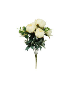 White Peony 11 Branch 8 Head 48cm