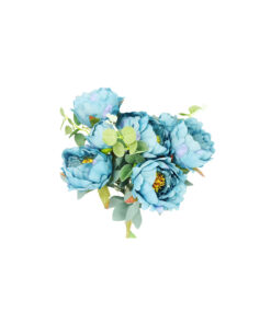 Alternative view of Blue Peony 11 Branch 8 Head 48cm