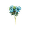 Blue Peony 11 Branch 8 Head 48cm